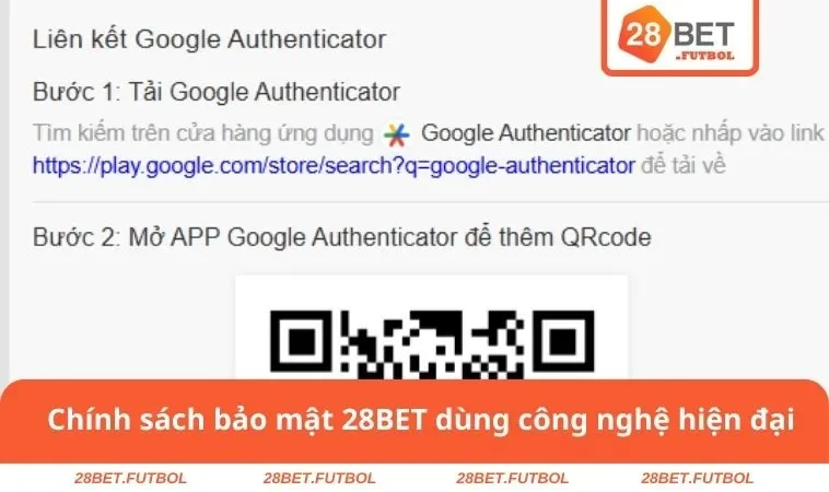 Chính sách bảo mật 28BET 2 Chính sách bảo mật 28BET dùng công nghệ hiện đại