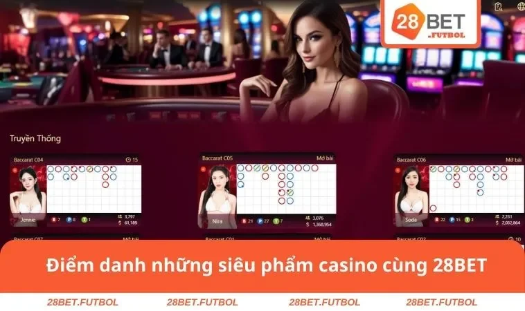 Casino 28BET 2 Điểm danh những siêu phẩm casino cùng 28BET