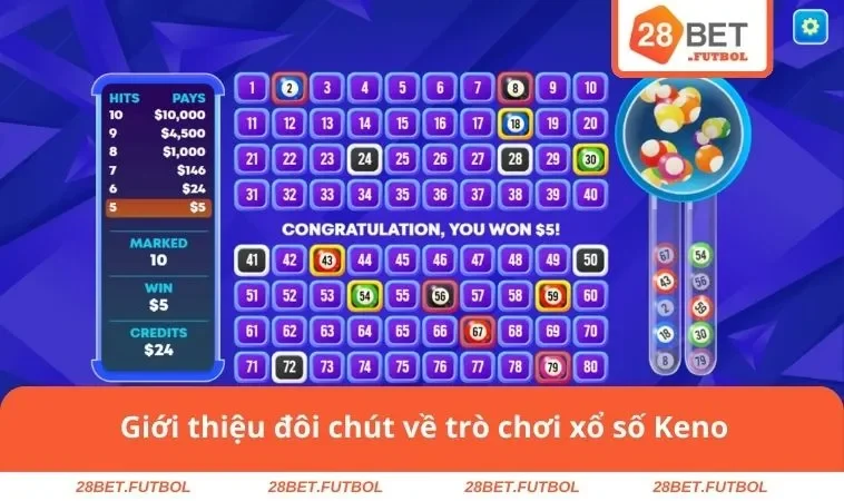 Cách Chơi Keno Từng Bước Từ Chọn Số Đến Nhận Thưởng 1 Giới thiệu đôi chút về trò chơi xổ số Keno