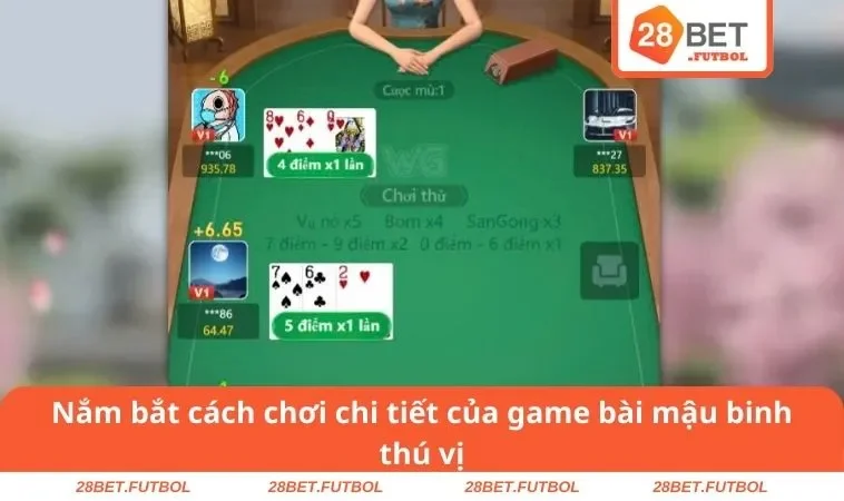 Mậu Binh Online - Game Bài Thú Vị Cùng Thưởng Lớn Hấp Dẫn 2 Nắm bắt cách chơi chi tiết của game bài mậu binh thú vị