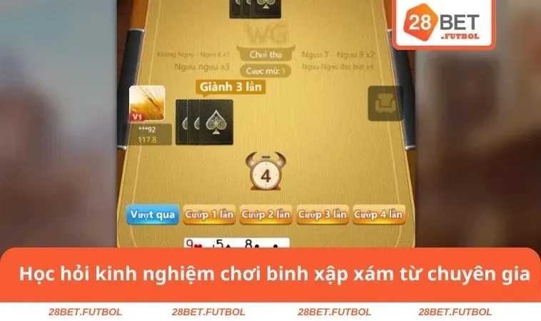 Mậu Binh Online - Game Bài Thú Vị Cùng Thưởng Lớn Hấp Dẫn 3 Học hỏi kinh nghiệm chơi binh xập xám từ chuyên gia