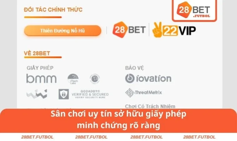 28BET Có Lừa Đảo Không - Giải Mã Nhà Cái Uy Tín Hàng Đầu 1 Sân chơi uy tín sở hữu giấy phép minh chứng rõ ràng